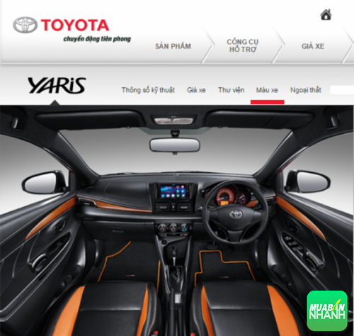 Tiện nghi của Toyota Yaris 2016