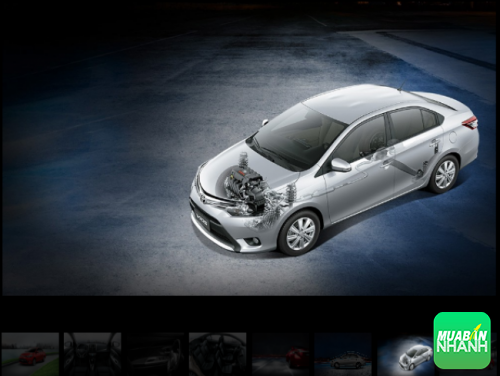 Động cơ Toyota Vios 2016 mạnh mẽ đáng tin cậy cho phép tăng tốc êm ái