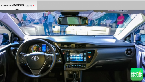 Trang bị nội thất Toyota Corolla Altis 2017
