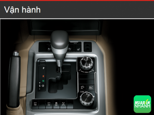 Hộp số tự động Land Cruiser 2016