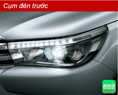 Cụm đèn trước Toyota Hilux 2016