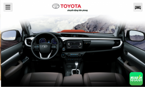 Đánh giá nội thất Toyota Hilux 2016