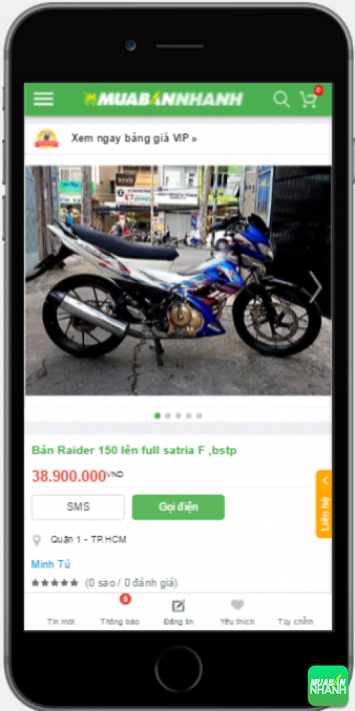 Đánh giá Suzuki Rader 150 2016 từ người dùng trên Mạng xã hội MuaBanNhanh