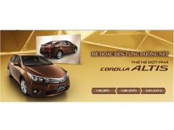Đánh giá ngoại thất Toyota Corolla Altis 2017